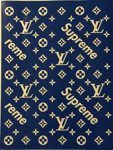 louis vuitton x supreme font.